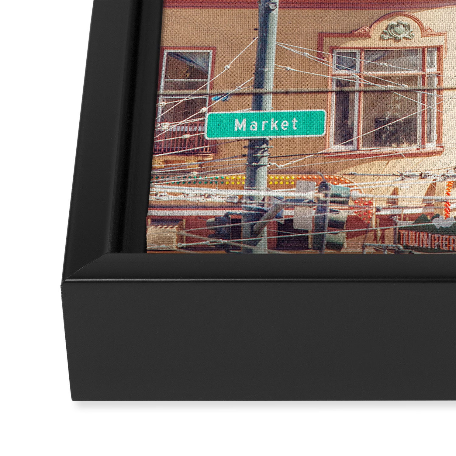 The Castro - San Francisco Photography Framed Canvas Print Gallery Image 3