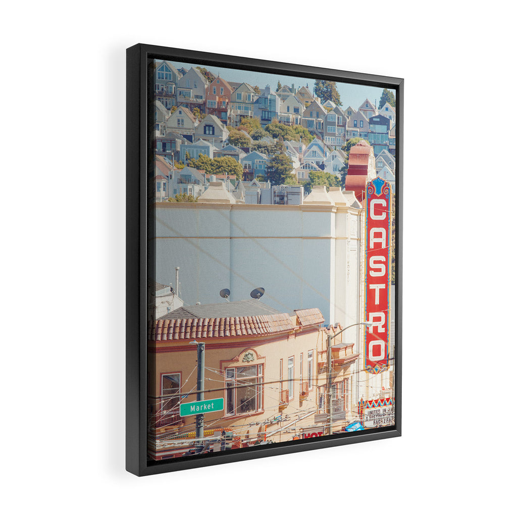 The Castro - San Francisco Photography Framed Canvas Print Gallery Image 2