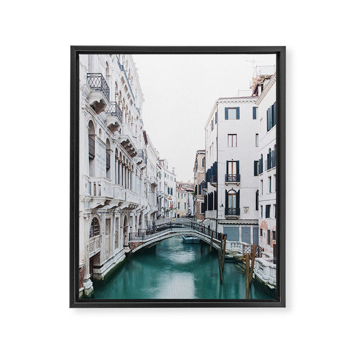 The Floating City - Venice Italy Travel Photography Framed Canvas Print Gallery Image 1