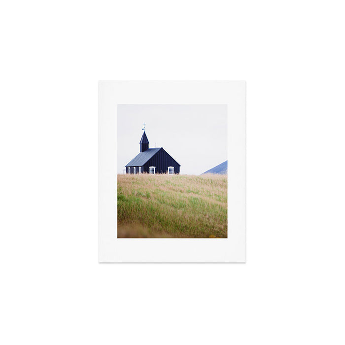 The Little Black Church - Iceland Landscape Photography Art Print Gallery Image 1