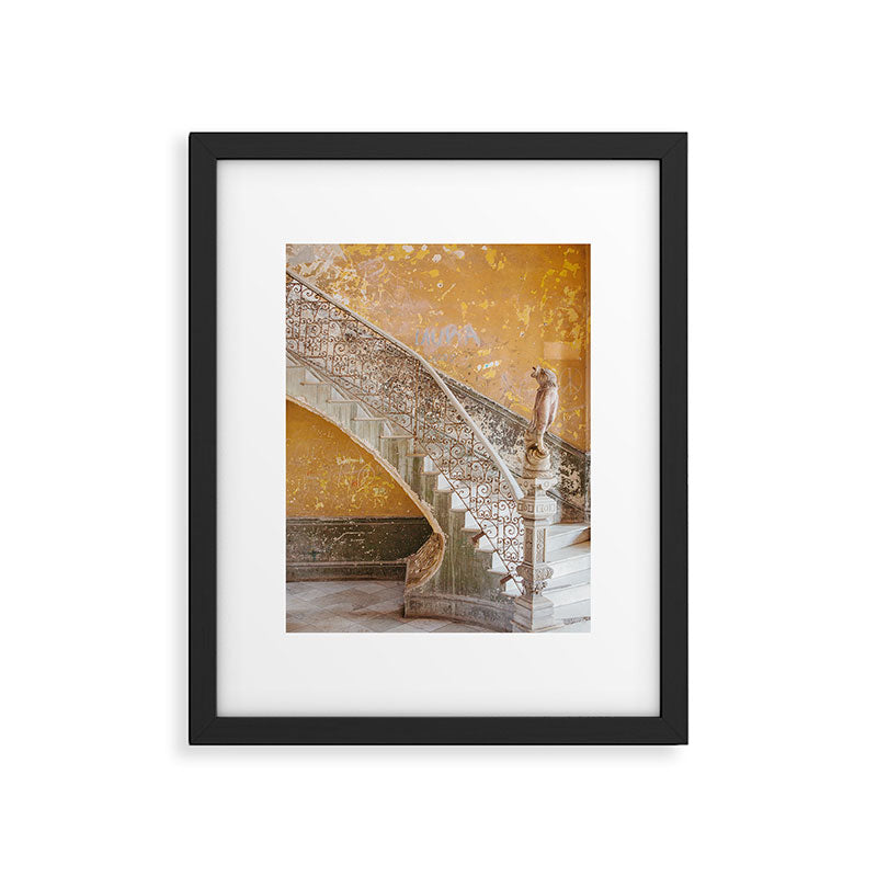 The Staircase - Havana Cuba Architecture, Travel Photography Framed Art Print Gallery Image 5