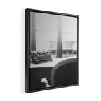 The Writer's Life - Black and White Paris Photography Framed Canvas Print Gallery Image 2
