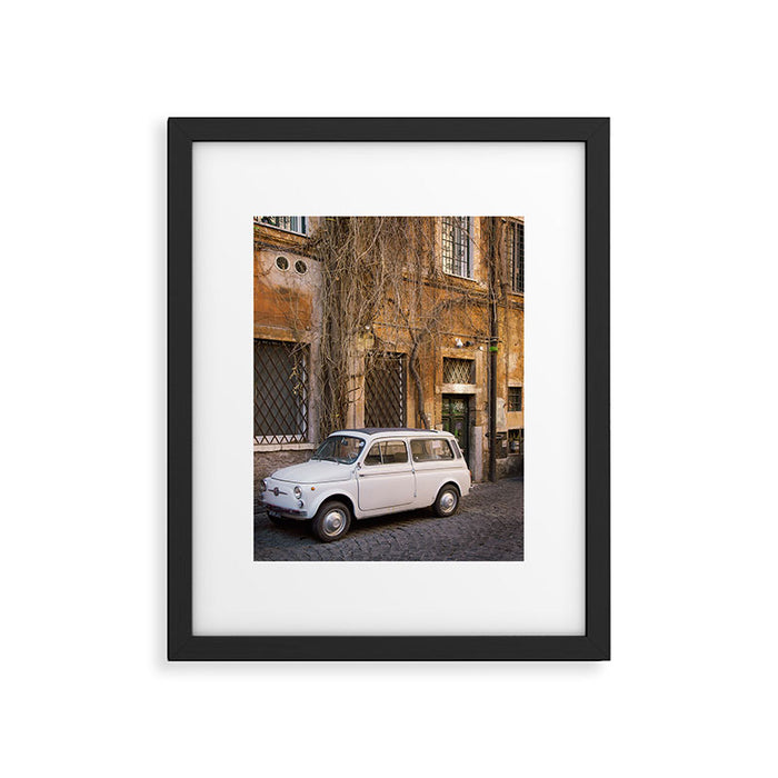 Trastevere Street - Travel Photography, Rome Italy Framed Art Print Gallery Image 1