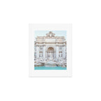 Trevi Fountain - Rome Italy Architecture, Travel Photography Art Print Gallery Image 1