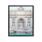 Trevi Fountain - Rome Italy Architecture, Travel Photography Framed Canvas Print Gallery Image 6