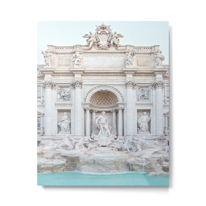 Trevi Fountain - Rome Italy Architecture, Travel Photography Metal Print Gallery Image 1