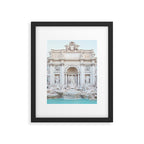 Trevi Fountain - Rome Italy Architecture, Travel Photography Framed Art Print Gallery Image 5