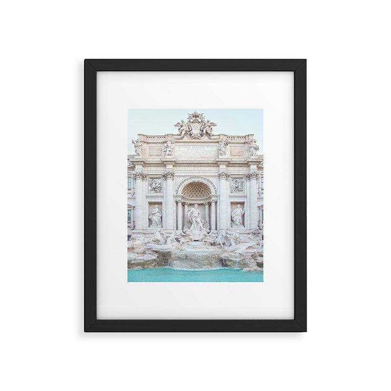 Trevi Fountain - Rome Italy Architecture, Travel Photography Framed Art Print Gallery Image 5