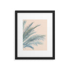 Tropical Palms on Blush Pink, Boho Nature Photography Framed Art Print Gallery Image 4