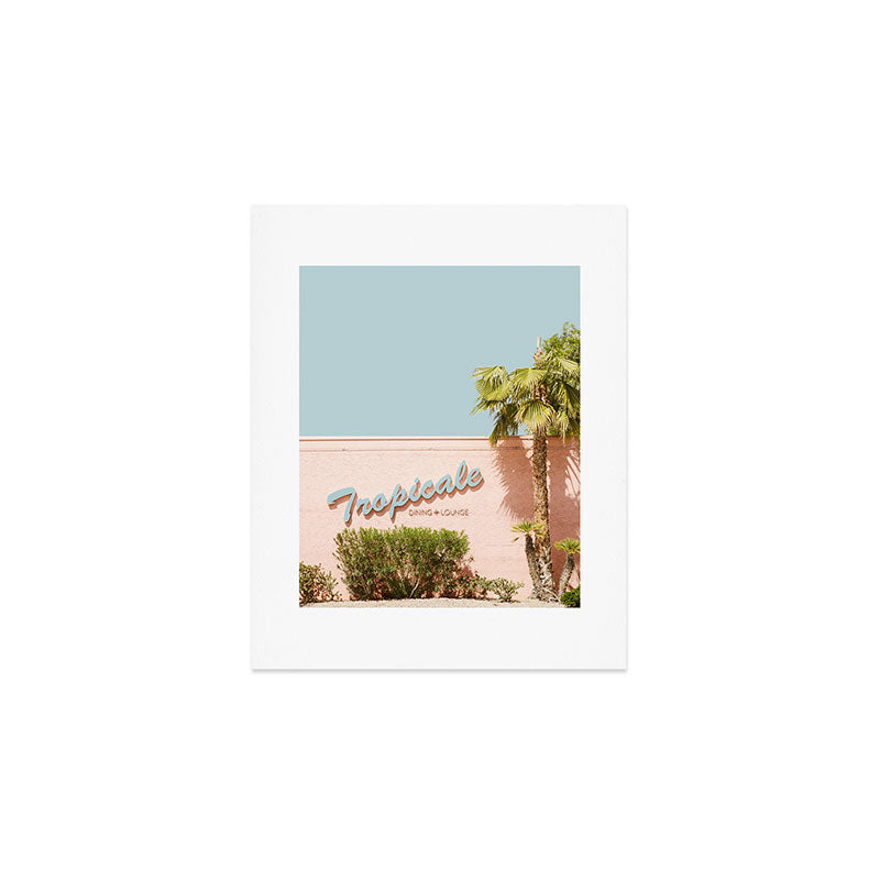 Tropicale Lounge - Retro Palm Springs Photography, Midcentury  Art Print Gallery Image 1