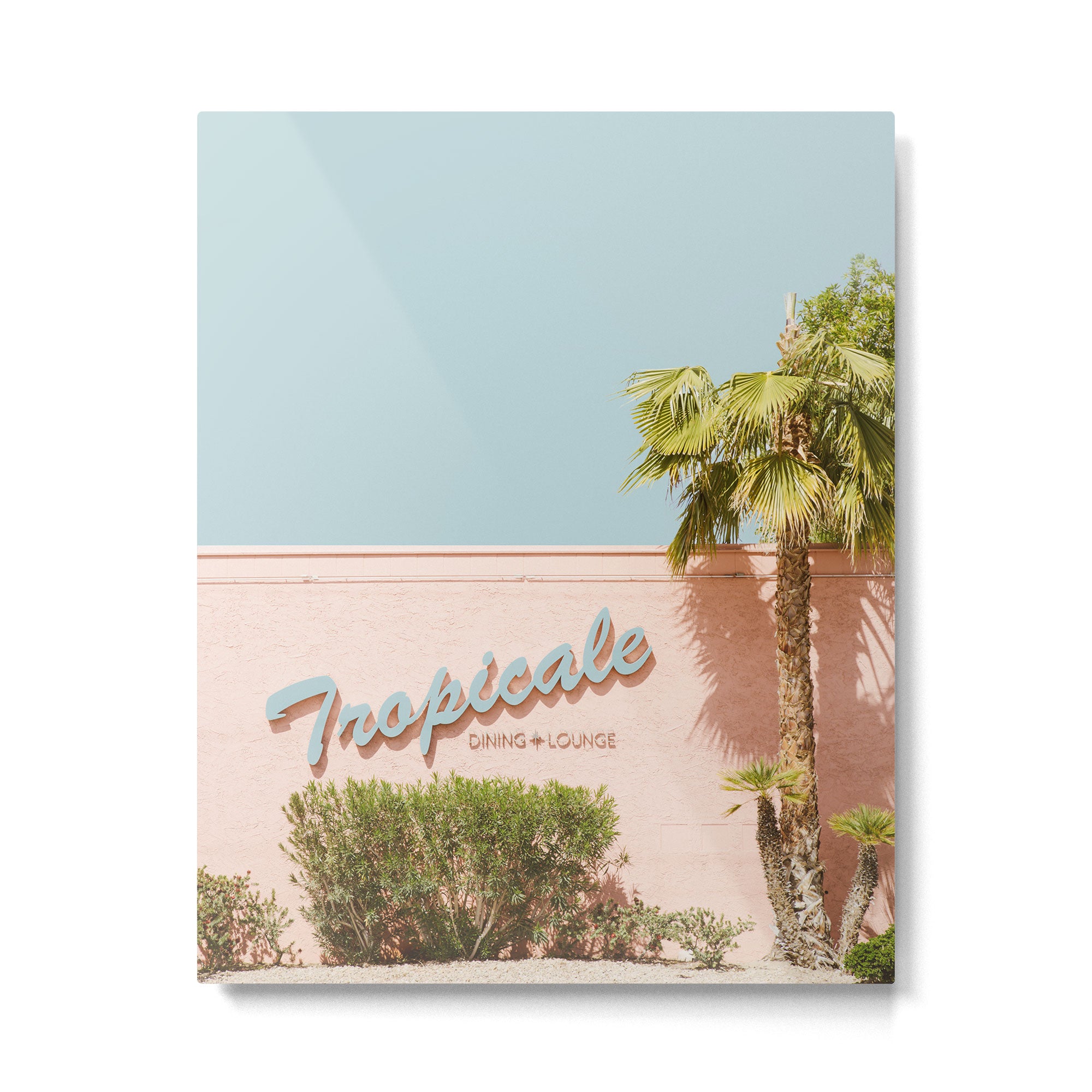 Tropicale Lounge - Retro Palm Springs Photography, Midcentury  Metal Print Gallery Image 4