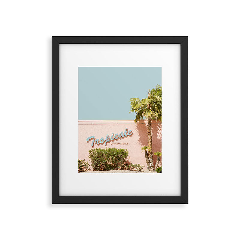 Tropicale Lounge - Retro Palm Springs Photography, Midcentury  Framed Art Print Gallery Image 5