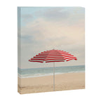 Umbrella - California Travel Photography Print - Beach Canvas Print Gallery Image 6