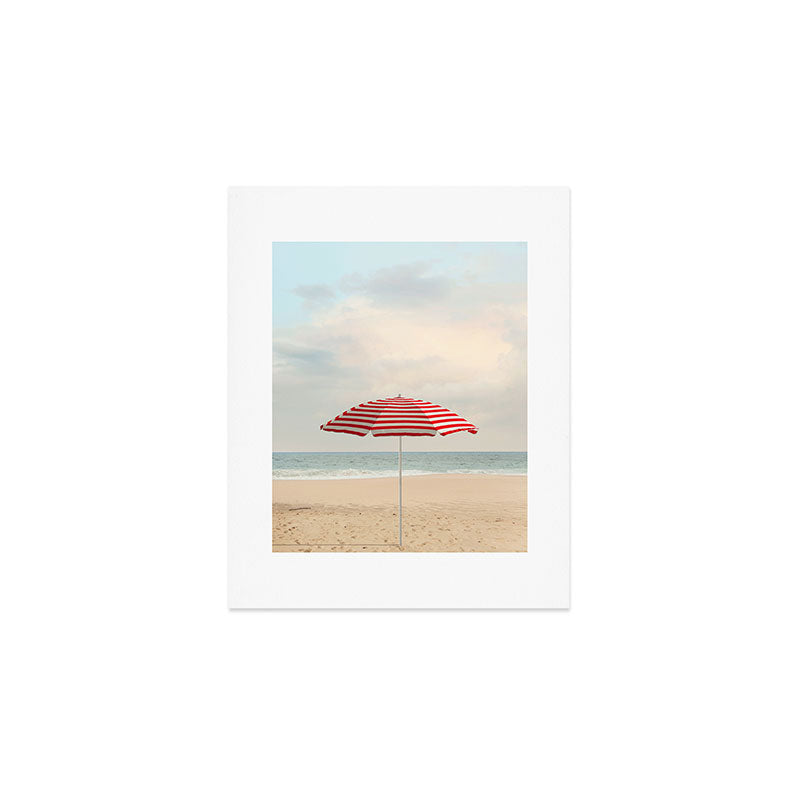 Umbrella - California Travel Photography Print - Beach Art Print Gallery Image 1