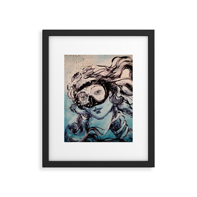 Underwater Birth of Venus Framed Art Print Gallery Image 5
