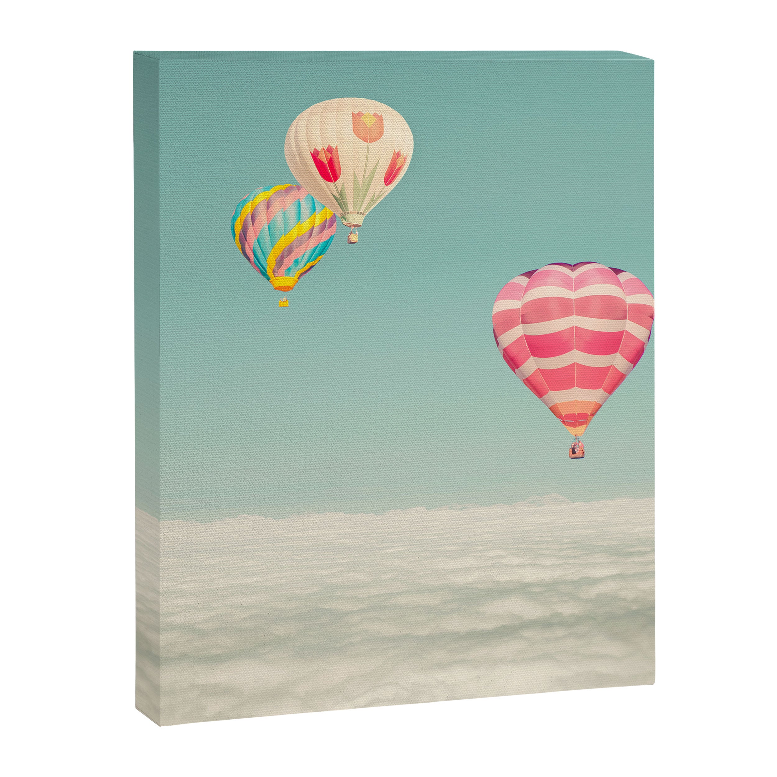 Up Above - Hot Air Balloons Over Clouds Canvas Print Gallery Image 6