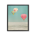 Up Above - Hot Air Balloons Over Clouds Framed Canvas Print Gallery Image 6