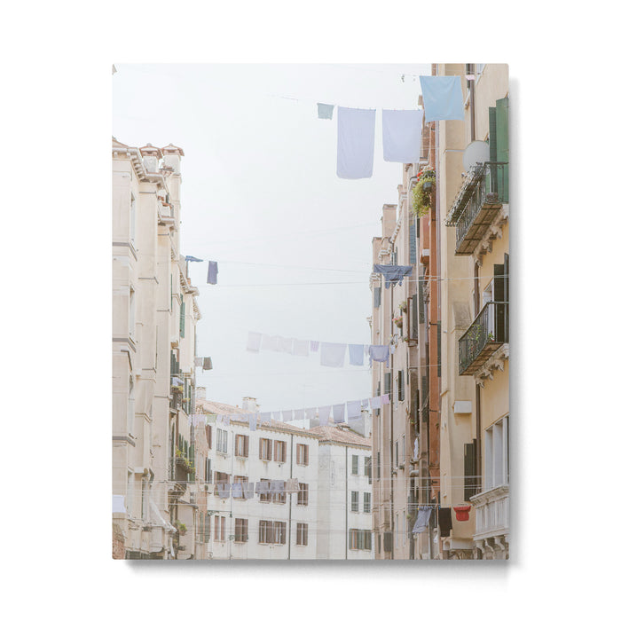 Venetian Laundry - Venice Italy Travel Photography Metal Print Gallery Image 1