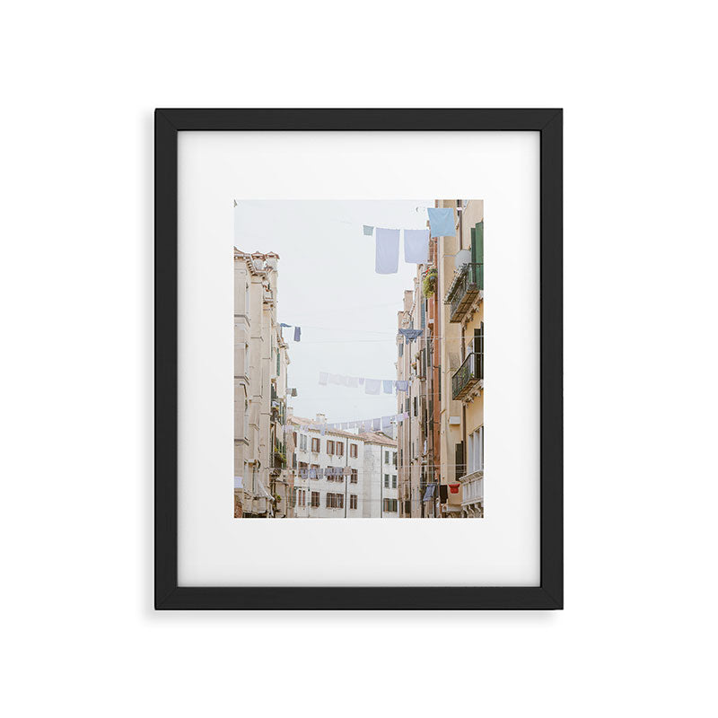 Venetian Laundry - Venice Italy Travel Photography Framed Art Print Gallery Image 5