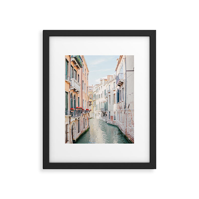 Venice Canal #1 - Italy Travel Photography Framed Art Print Gallery Image 5