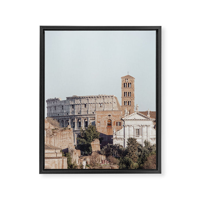 View of Ancient Rome Framed Canvas Print Gallery Image 1