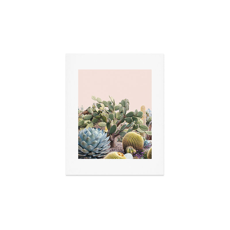 Vintage Desert Cactus Garden Art Print Gallery Image 1