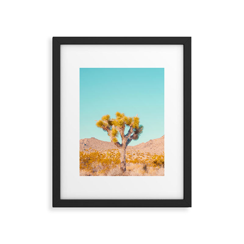 Vivid Desert - Joshua Tree Cactus Framed Art Print Gallery Image 6