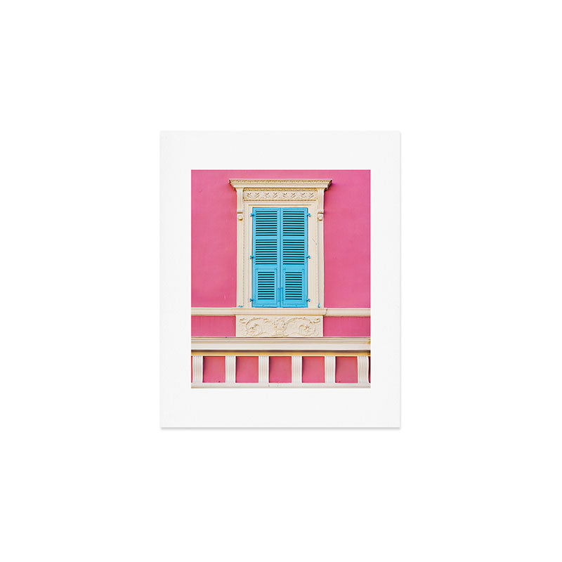 Window in Nice, France - Architecture, Travel Photography Art Print Gallery Image 1