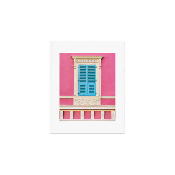 Window in Nice, France - Architecture, Travel Photography Art Print Gallery Image 1