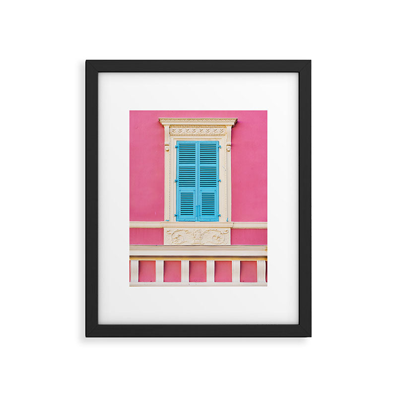 Window in Nice, France - Architecture, Travel Photography Framed Art Print Gallery Image 5