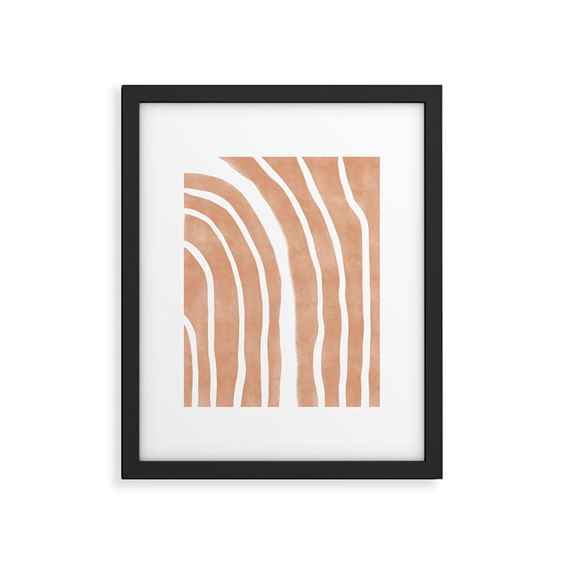 Mid-Century Line Modern Art # 64 Framed Art Print Gallery Image 5