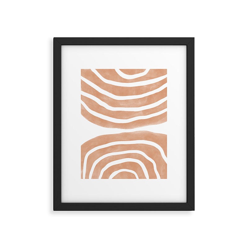 Mid-Century Line Modern Art # 65 Framed Art Print Gallery Image 5