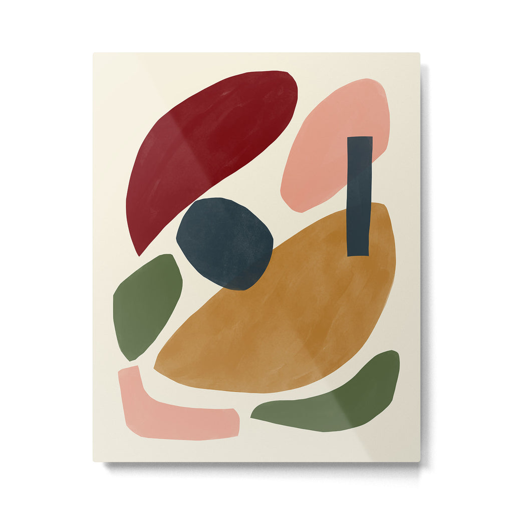 Mid-Century  Modern Art # 69 Metal Print Gallery Image 1