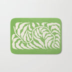 Wild Ferns: Forest Green Edition Bath Mat Gallery Image 1