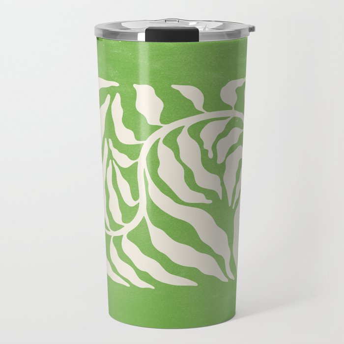 Wild Ferns: Forest Green Edition Travel Mug Gallery Image 1