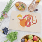 Abstraction_SUN_MOON_SNAKE_Minimalism_001 Cutting Board Gallery Image 2