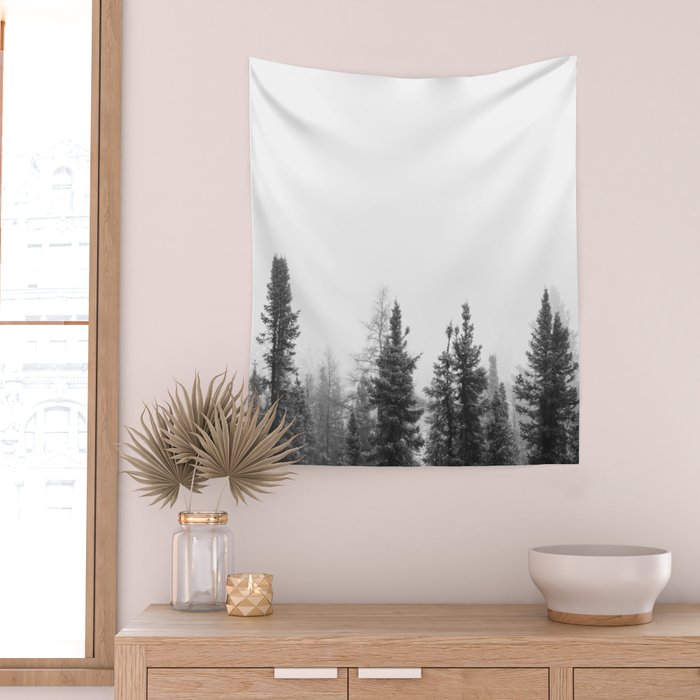 Misty Forest Wall Tapestry Gallery Image 2