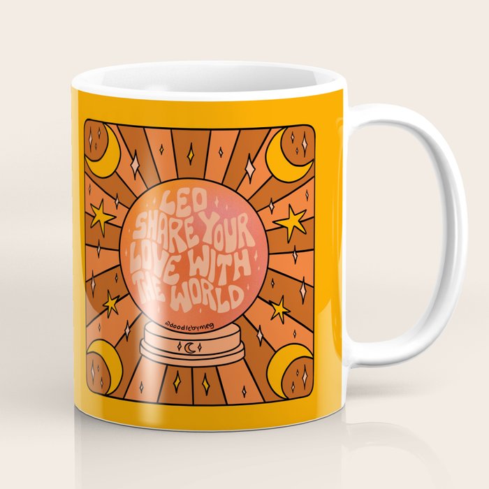 Leo Crystal Ball Coffee Mug Gallery Image 1