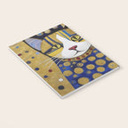 Klimt Cat in Blue and Gold Notebook Gallery Image 3