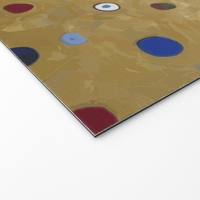 Klimt Cat in Blue and Gold Welcome Mat Gallery Image 2