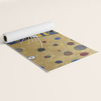 Klimt Cat in Blue and Gold Yoga Mat Gallery Image 2