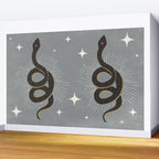 Slither - Gray Wall Mural Gallery Image 2