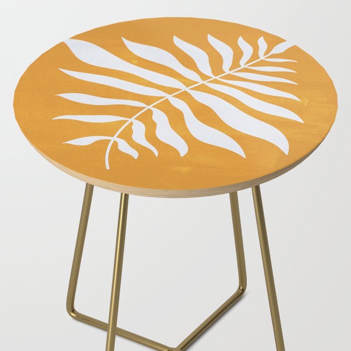 Wild Ferns: Tulip Yellow Edition Side Table Gallery Image 2