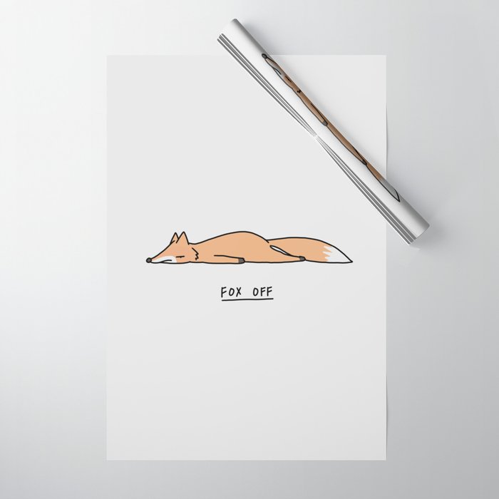 Fox Off Wrapping Paper Gallery Image 1