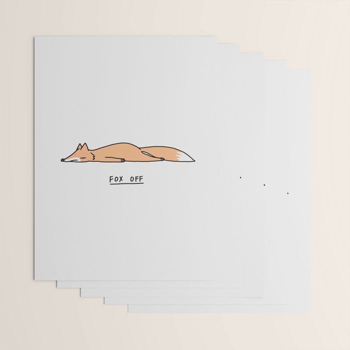 Fox Off Wrapping Paper Gallery Image 3