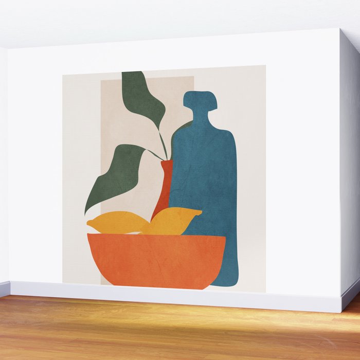 Minimalist Still Life Art Wall Mural Gallery Image 2