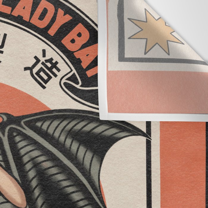 The Amazing Lady Bat Wall Tapestry Gallery Image 3