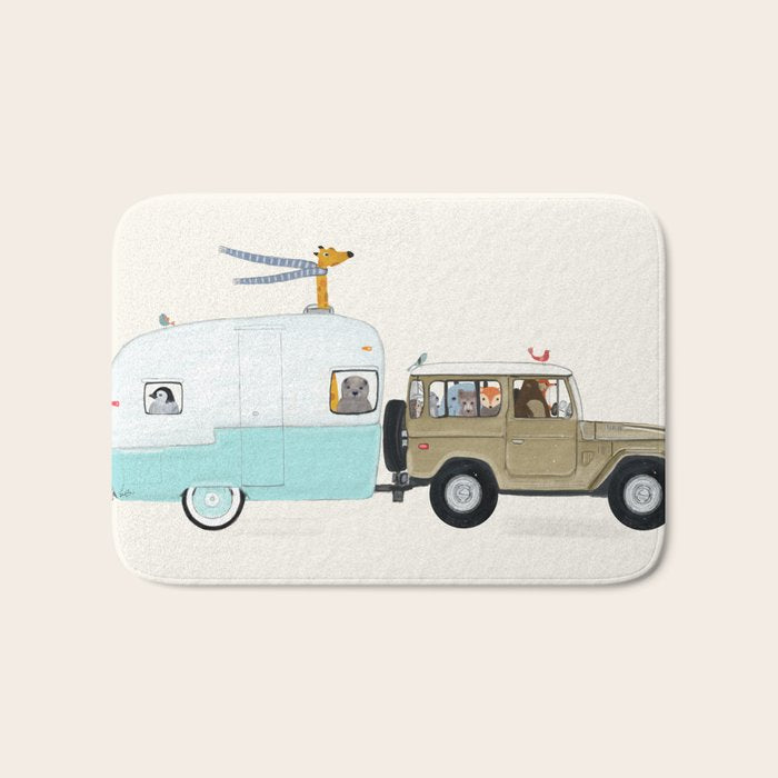 camping trip Bath Mat Gallery Image 1