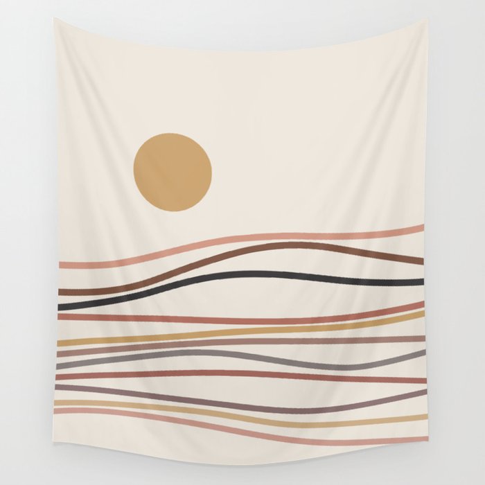 Abstract Landscape 16 Wall Tapestry Gallery Image 1