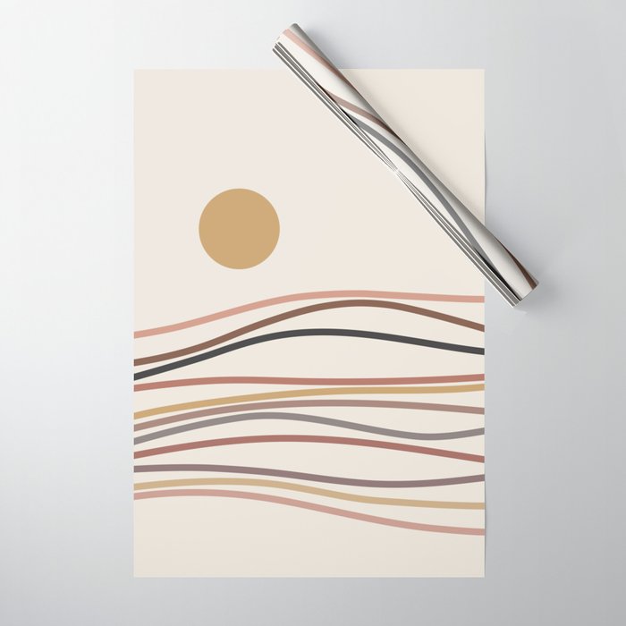 Abstract Landscape 16 Wrapping Paper Gallery Image 1